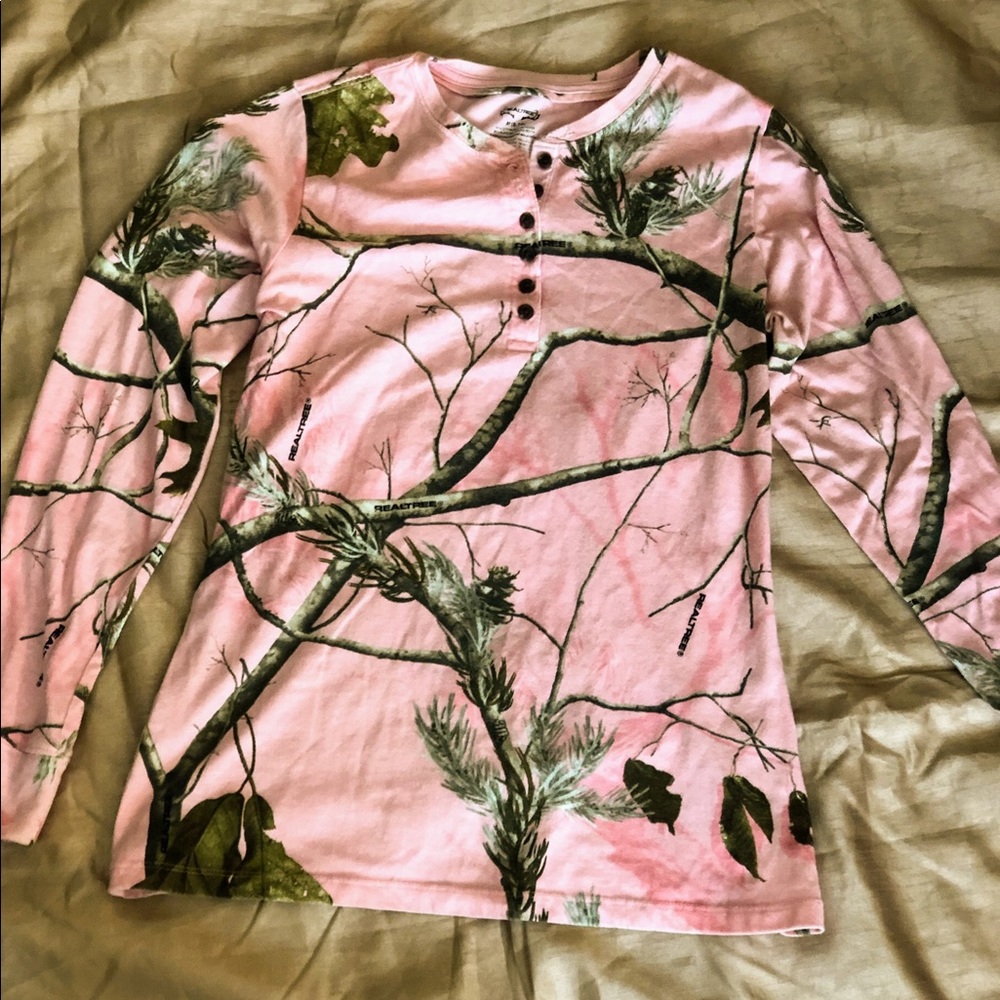 REALTREE PINK CAMOUFLAGE SHIRT
